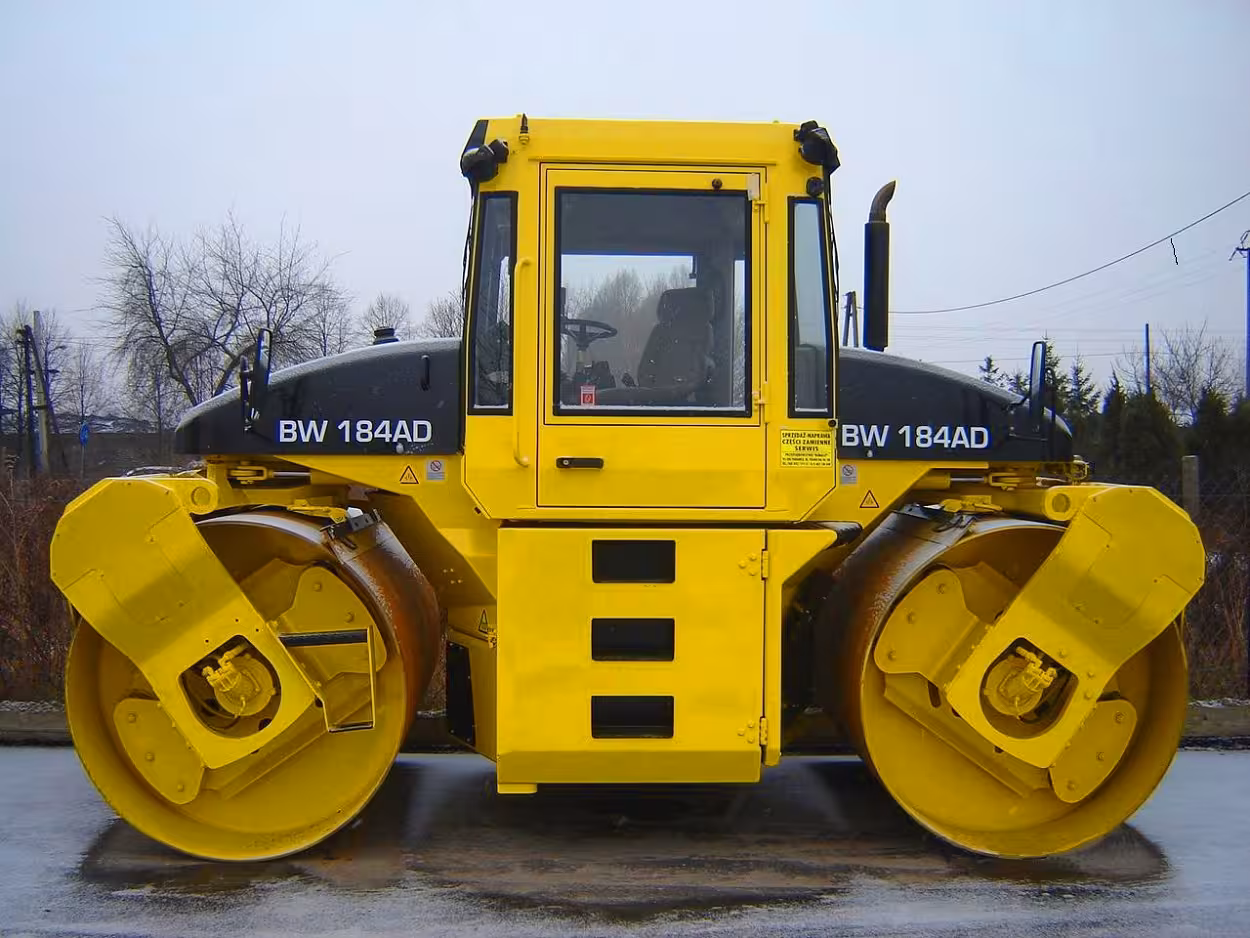 walec tandemowy bomag bw 184 ad remasz